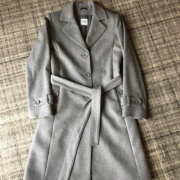 Cinzia Rocca Jackets & Blazers - Cinzia Rocca Wool Blend Tie Waist Coat